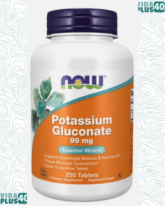 Potassium Gluconate 99 mg 250 Tabs By Now Foods