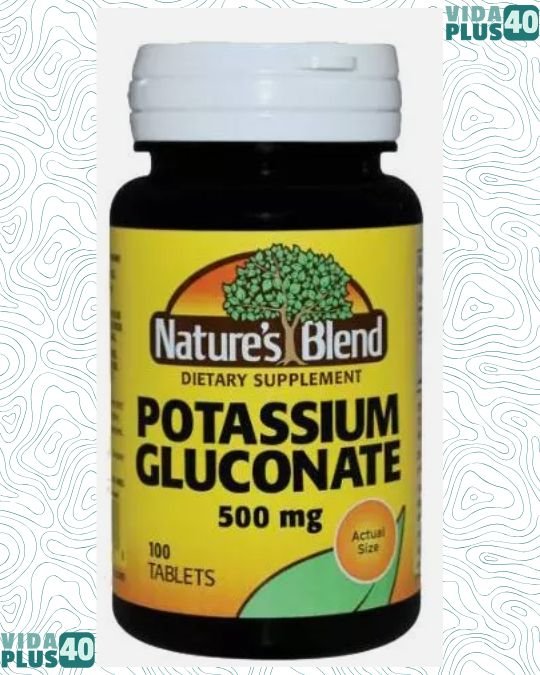 Potassium Gluconate 500 mg 100 Tabs By Nature's Blend