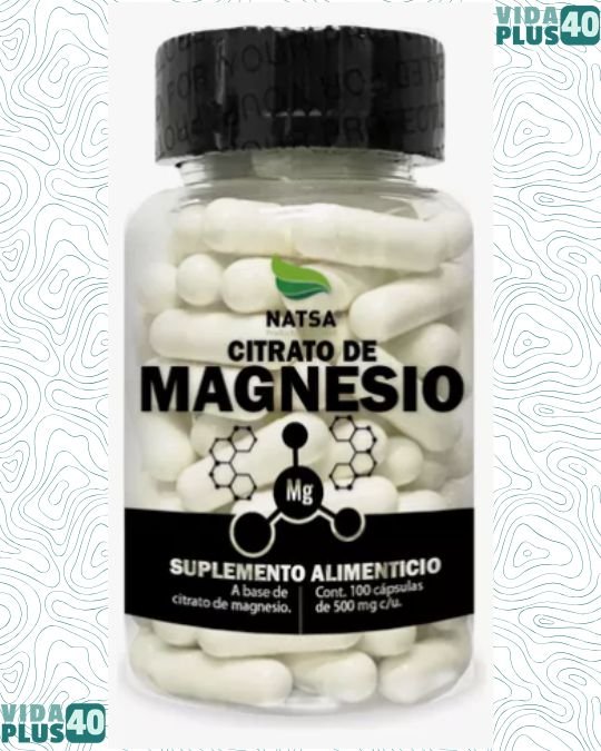 Citrato De Magnesio 100 Cápsulas Natsa