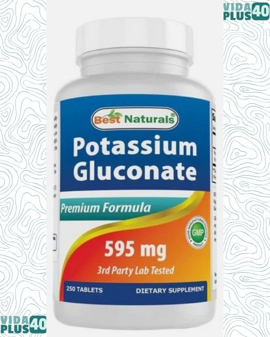 Potassium Gluconate 595 mg 250 Tabs By Best Naturals