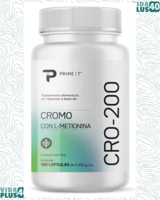Cromo Polinicotinato Primetech Cro-200 180 Cápsulas