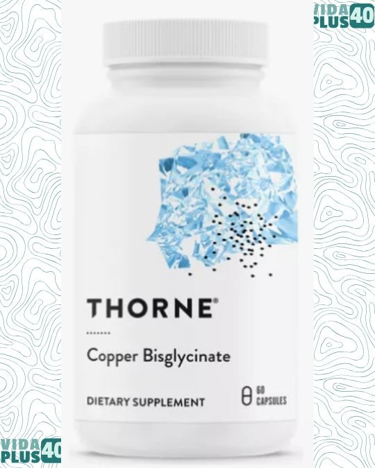 Thorne Bisglicinato De Cobre, 60 Cápsulas