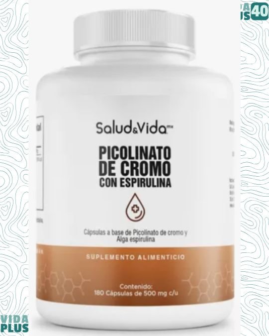 Picolinato De Cromo 1000mcg salud y vida