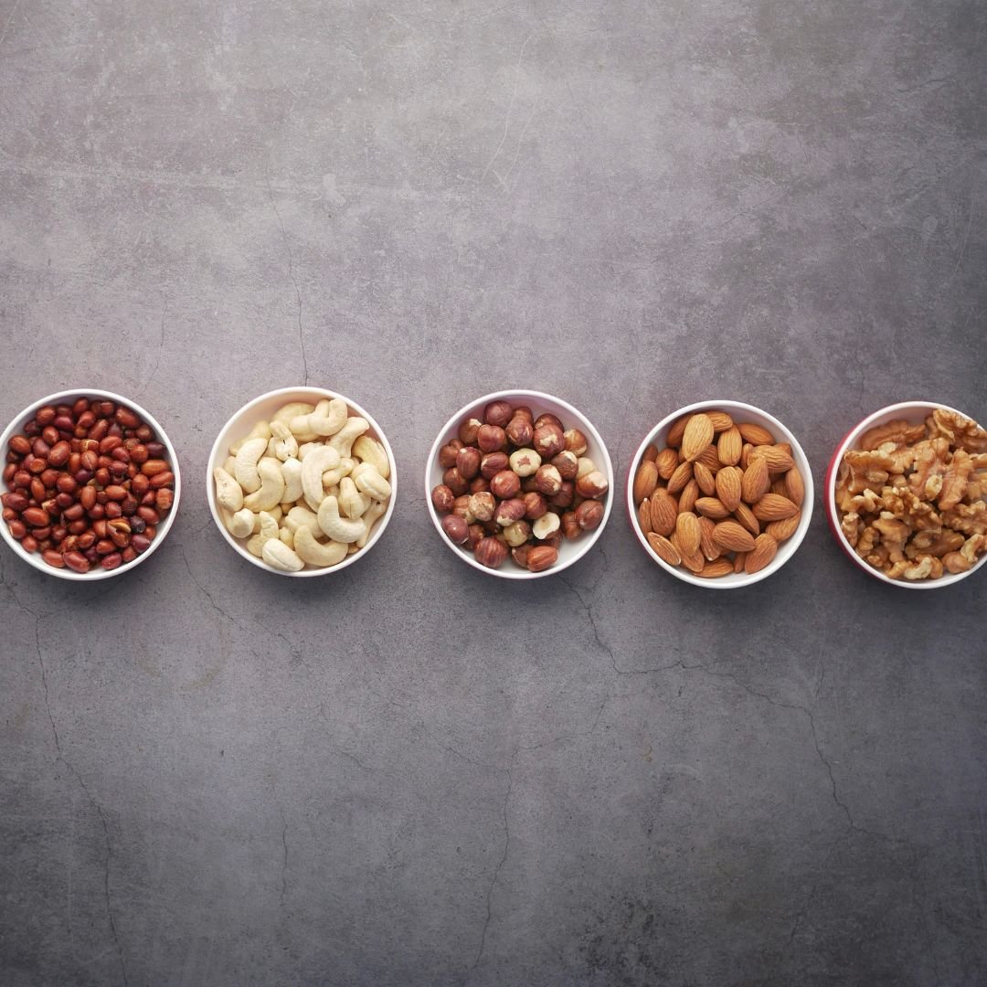 Nueces y semillas fuente de calcio vegetal